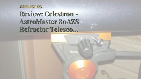 Review: Celestron - AstroMaster 80AZS Refractor Telescope - Refractor Telescope for Beginners -...