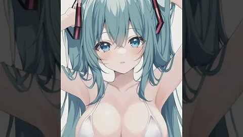 Hatsune Miku, VOCALOID, Boobs-Tilts, Big-Boobs. (初音ミク, ボーカロイド, 乳揺れ, 巨乳)[初音未來, 乳搖, 奶子]