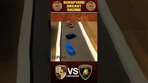 Porsche VS Lamborghini Diecast Racing Tournament Race 01 #shorts