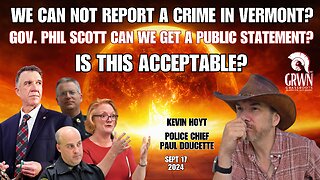 NO WHERE to report CRIMES IN VERMONT? Gov Phil Scott can we get a public statement?