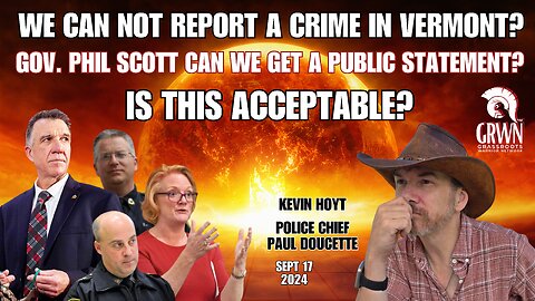 NO WHERE to report CRIMES IN VERMONT? Gov Phil Scott can we get a public statement?