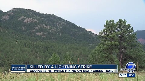 Denver man hiking on Bear Peak dies after being struck by lightning; wife injured