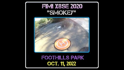 Fimi X8 SE 2020 Drone "Smokey Landing" - Foothills Park (Skateboard Park) - 10/11/22