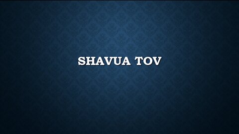 Shavua Tov