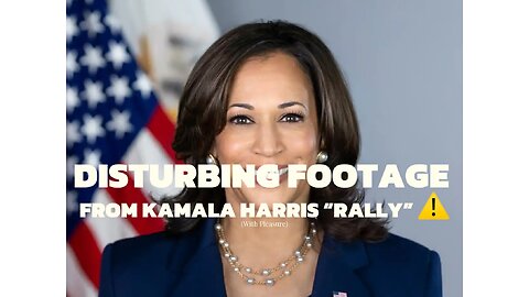 DISTURBING FOOTAGE FROM KAMALA HARRIS “RALLY” ⚠️