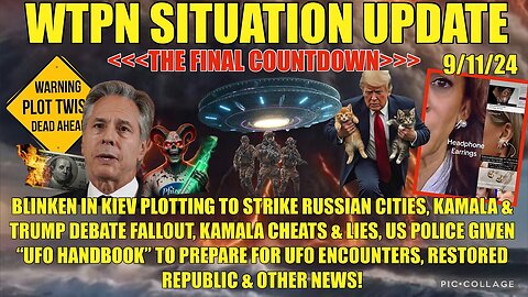 Situation Update 9/11/24: Trump & White Hats Warning!