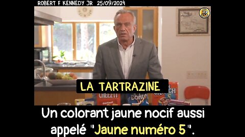 LA TARTRAZINE. Un colorant jaune nocif aussi appelé "Jaune numéro 5".