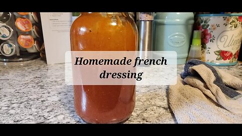 Homemade French dressing #homemade #homemadedressings