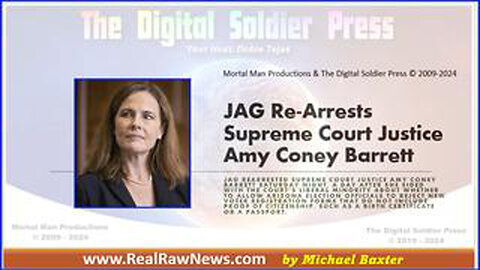 JAG RE-ARRESTS SCJ AMY CONEY BARRETT