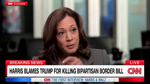 Harris on Decriminalizing Illegal Border Crossing: ‘I Would Enforce Our Laws’