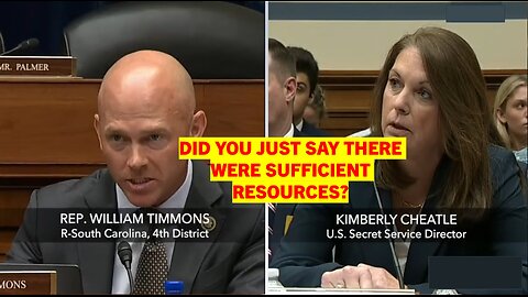 Rep. William Timmons (R-SC): Did You Just Say There Were Sufficient Resources?