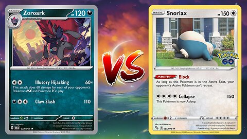 Pokemon TCG Live Zoroark Darkrai VSTAR VS Snorlax Ogerpon EX Stall!!