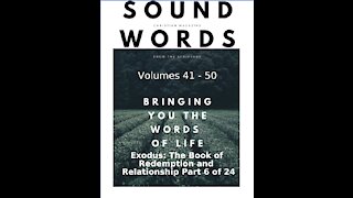 Sound Words, Exodus, The Book of Redemption and Relationship, part 6 of 24