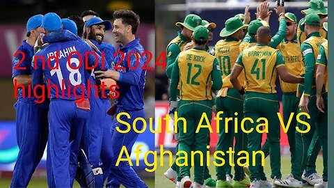 MATCH HIGHLIGHTS AFG VS SA 1ST ODI 2024