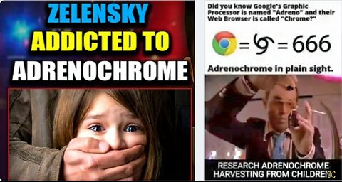 Adrenochrome Whistleblower: 'Zelensky and Other Leaders Are Addicted to Children’s Blood'