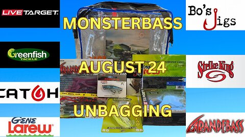 MONSTERBASS AUGUST 2024 PREMIUM SUBSCRIPTION UNBAGGING