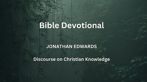 Discourse on Christian Knowledge