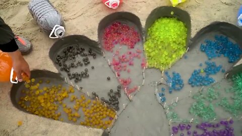 EXPERIMENT: How to make Rainbow Peacock with Orbeez Colorful, Coca Cola vs Mentos & Popular Sodas-7