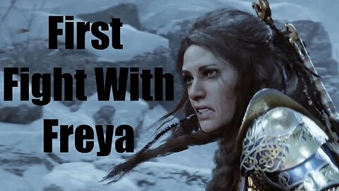 GOD OF WAR RAGNAROK PS5 NEW GAME+ First Fight With Freya (Combat) (4K )