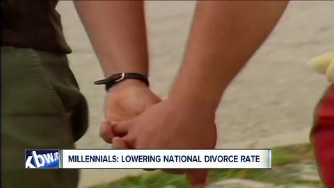 Millennials: The reason divorce rates are dropping