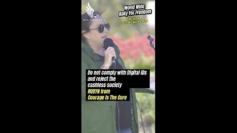 Do not comply with Digital IDs and reject the cashless society by ROBYN from Courage Is The Cure