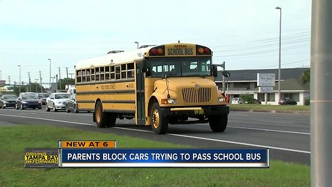 Parents record as drivers don't stop for school bus along US 19 in Pasco County | Driving Tampa Bay Forward