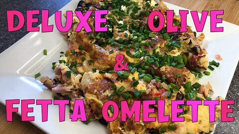 FAILURE!!! DELUXE OLIVE AND FETTA OMELETTE!!!