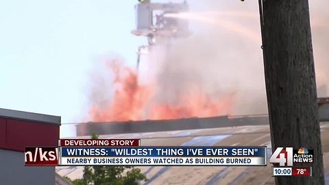 Businesses thankful after massive fire in KCMO