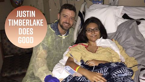 Justin Timberlake visits Santa Fe shooting victim