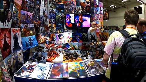 Samurai Swords & Unique Artwork at Comic Con in 2024