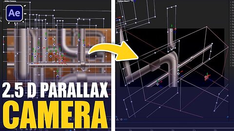 2.5D Parallax Camera Animation - After Effects Tutorials