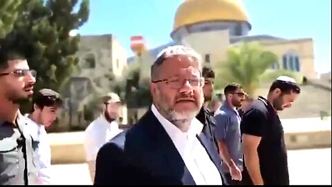 ITMAR BEN GVIR AND ISRAELI JEWS INCITE PROTESTS AT THE AL-AQSA MOSQUE 🔥