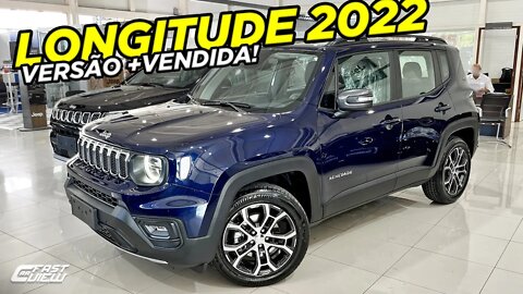 NOVO JEEP RENEGADE LONGITUDE 1.3 TURBO FLEX 2022 É A VERDADEIRA VERSÃO CUSTO BENEFÍCIO!