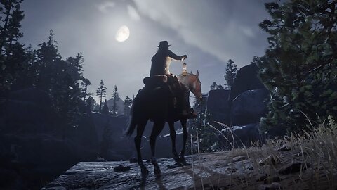 RED DEAD REDEMPTION 2 PS4 [Free Roam Gameplay] - Night