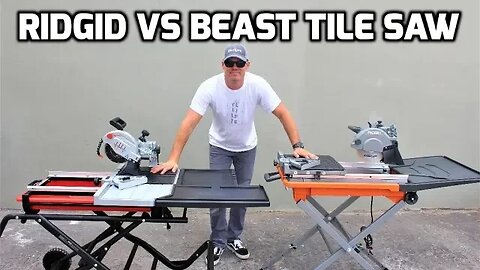 RIDGID 8" Tile Saw Vs. BEAST 7" Tile Saw