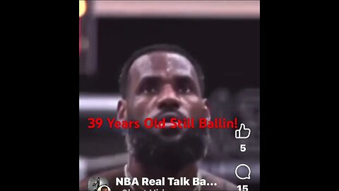 Lebron James 39Years Old And Still Balling #shorts