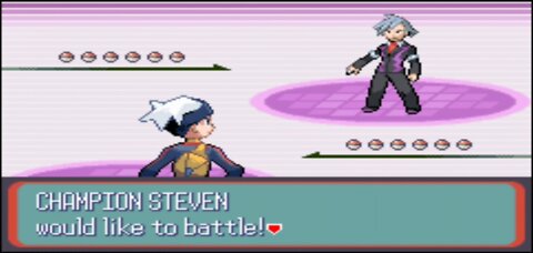 Pokemon Ruby - Champion Battle: Steven