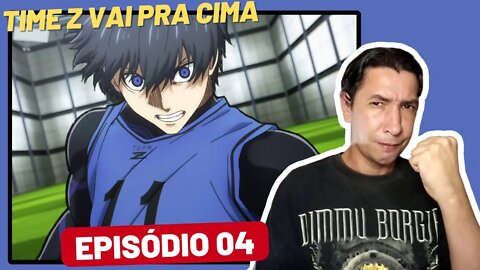 React BLUELOCK Episódio 4 PTBR | Premonição e Intuição | Time Z On Fire