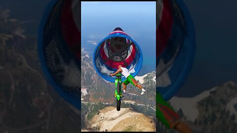 The Most INSANE Stunts On Mount Chiliad - GTA 5! #Shorts | TAFFY GAMING