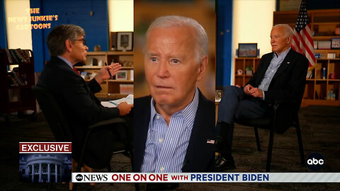 ABC anchor Stephanopoulos trying to pressure on Biden to force him out off the race because he's scared of Trump winning the election.