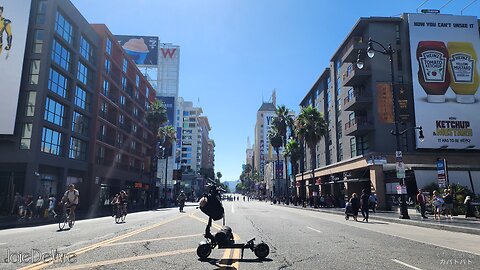 🛴💨💯🤙Electric Scooter Tour: Hollywood California...CicLaVia Open Streets Ride😎Hype Version