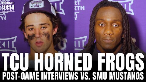 Josh Hoover & Abe Camara React to Sonny Dykes EJECTION, TCU's Shocking Loss vs. SMU Mustangs