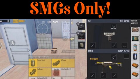 SMGs Only!!! - PubG Mobile