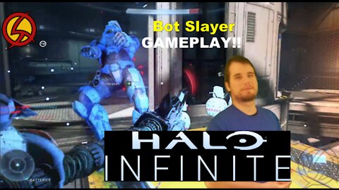 Extra Gameplay Halo Infinite 1st Beta ODST Bot Slayer (Recharge) | Solo Play