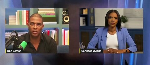 Clips of Candace Owens debating former CNN host Don Lemon on his show