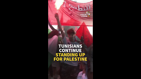 TUNISIANS CONTINUE STANDING UP FOR PALESTINE