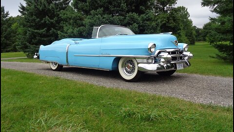 1st Year Eldo - 1953 Cadillac Eldorado Convertible in Blue & Ride on My Car Story with Lou Costabile