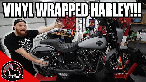 Vinyl Wrap Harley-Davidson Street Bob - Dyna Build Series Ep.15