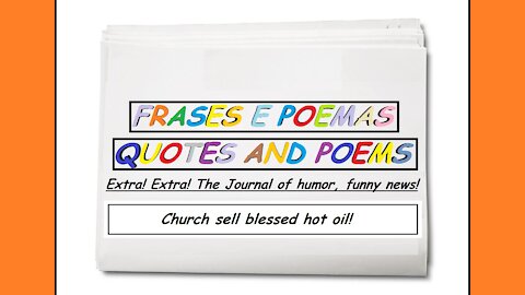 Funny news: Church sell blessed hot oil! [Quotes and Poems]