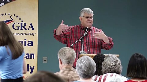 GA GOP Chairman David Shafer at the 2023 GRA Endorsement Convention